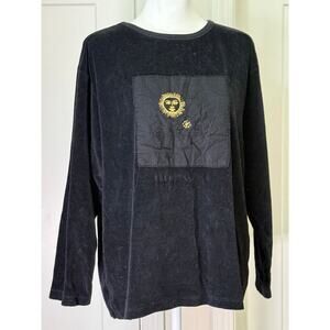 Stansport Black Pullover with Gold Sun - Women's XL